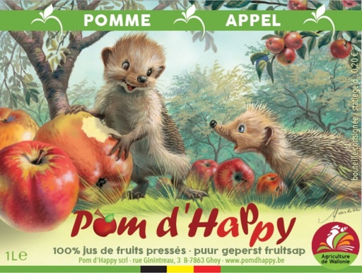 [800157] Jus de Pomme Pom d’Happy 1L