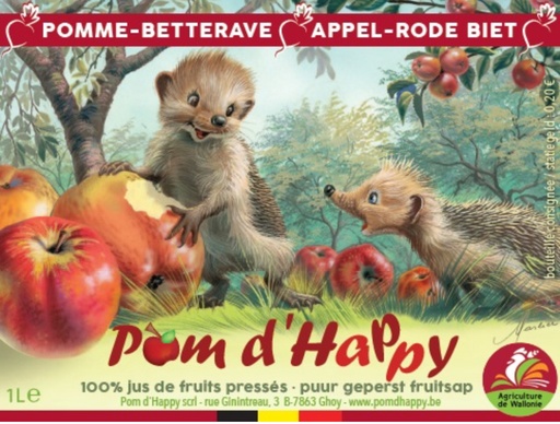 [800154] Jus de Pomme-Betterave Pom d’Happy 1L