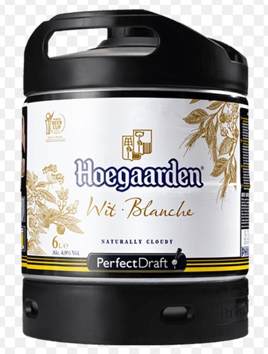 [22515] HOEGAARDEN BLANCHE  6 L 4.8%  PERFECT DRAFT